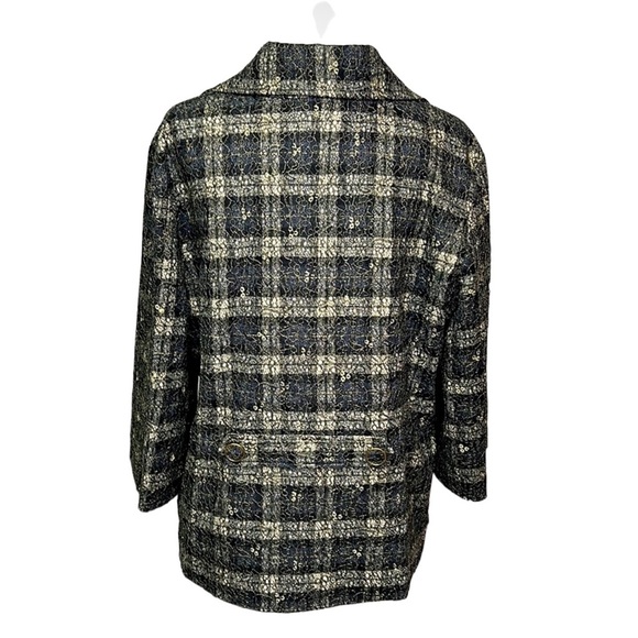 Chico’s Gold Lace Overlay Jacket - Picture 3 of 4